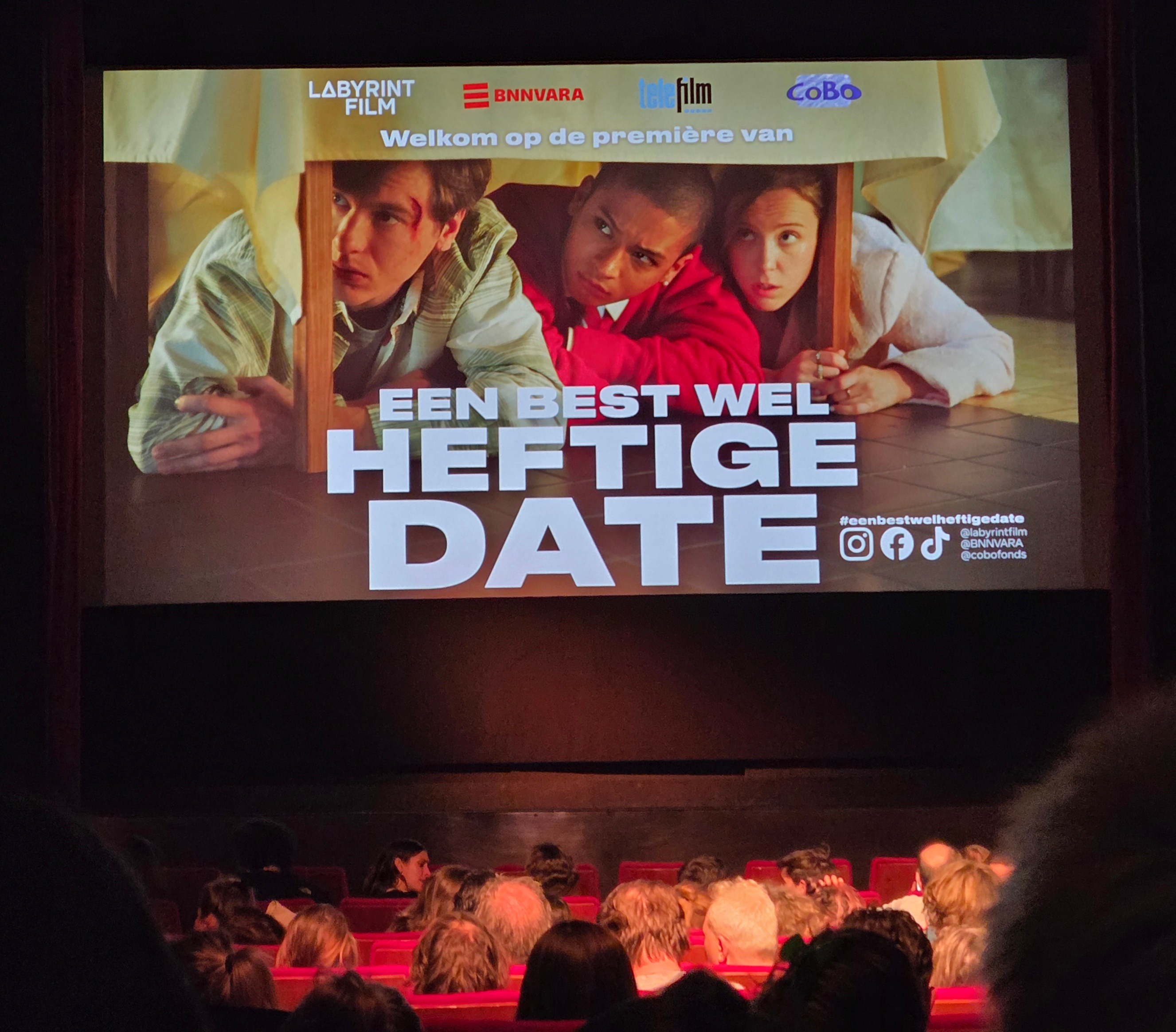 première voor de film Een Best Wel Heftige Date. 